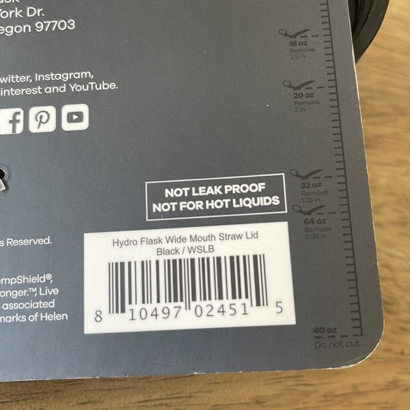 Pack of 2- Hydro flask straw lid - Picture 5 of 6